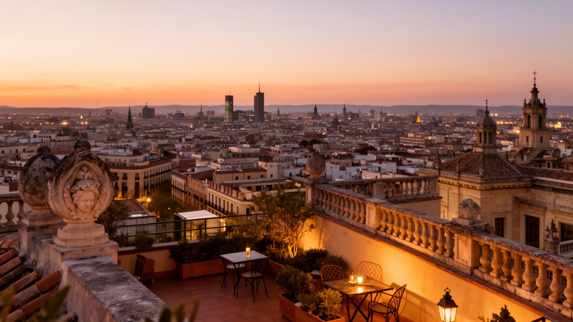 Madrid skyline