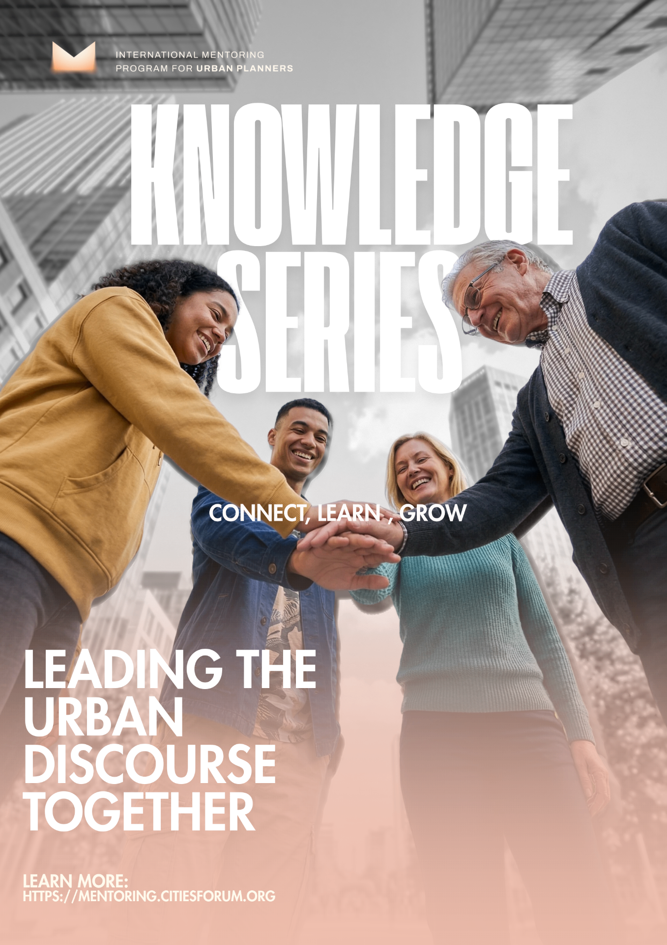 Knowledge Series poster Leading the urban discourse together