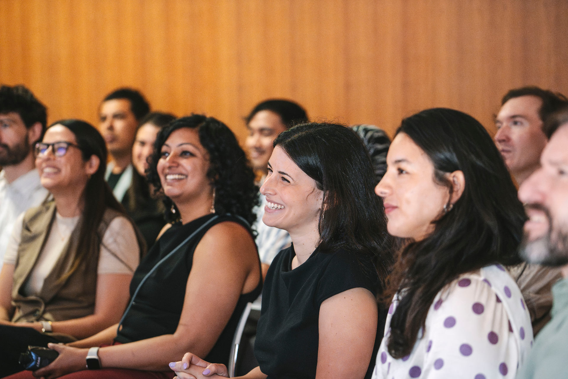 Audience engaged during a Madrid session