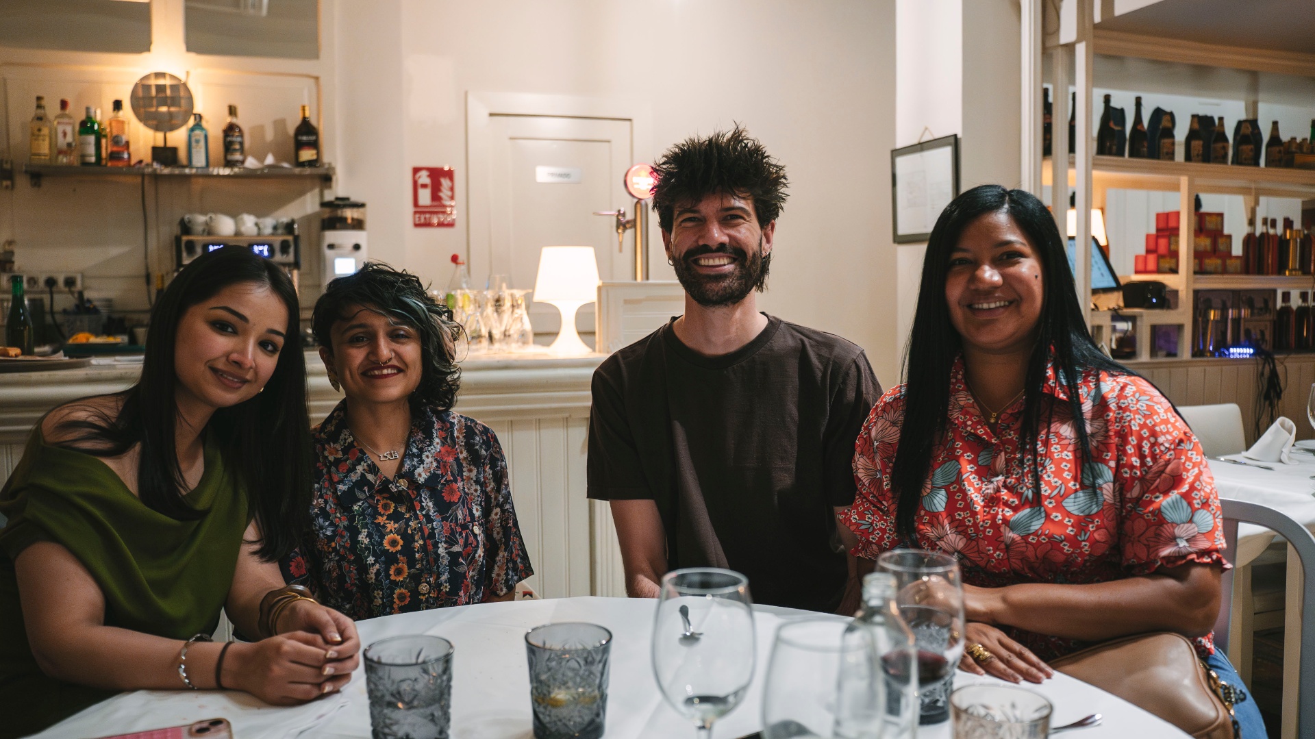 Mentees gathered for dinner in Madrid