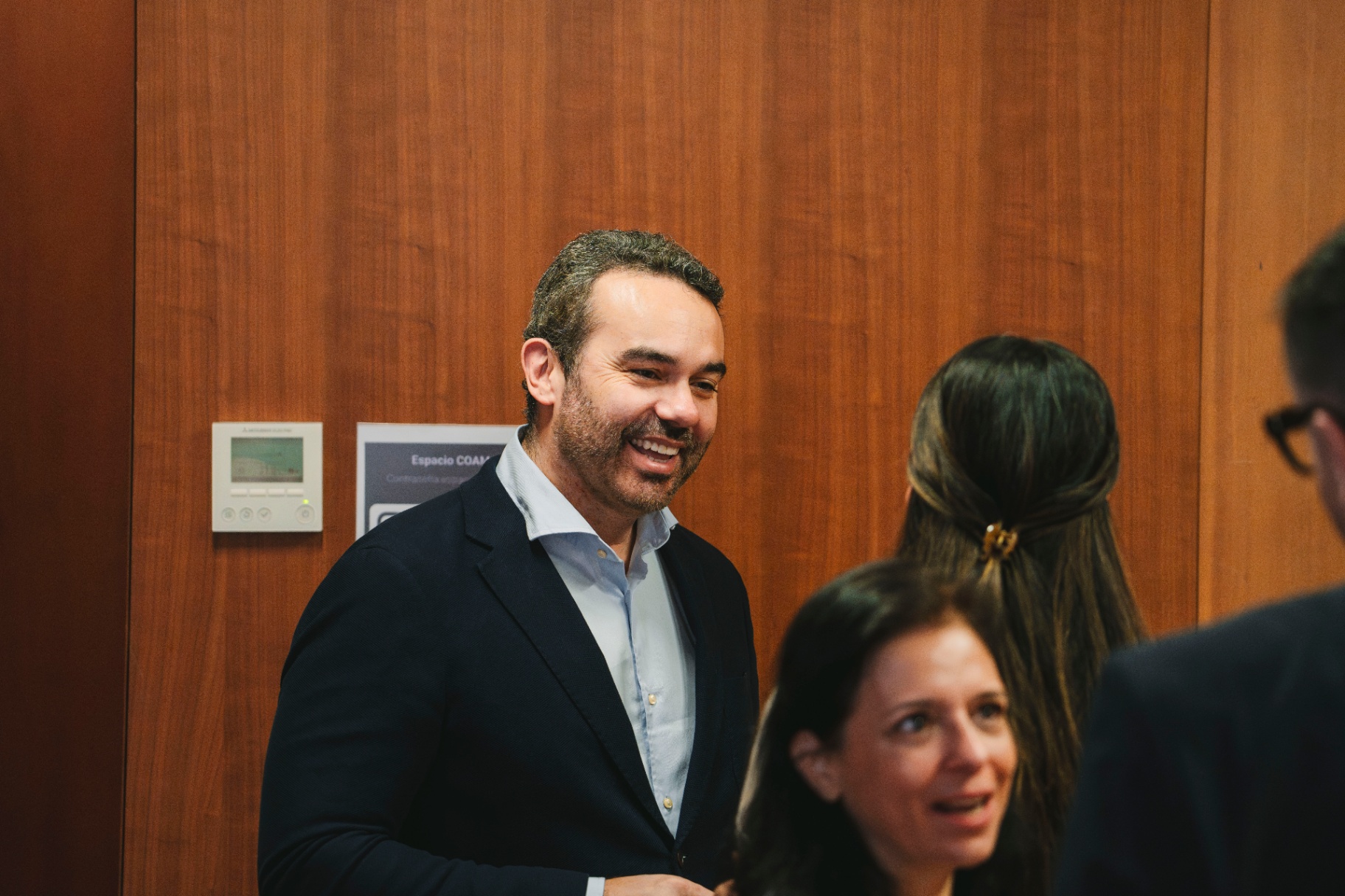 Mentees connecting before a session