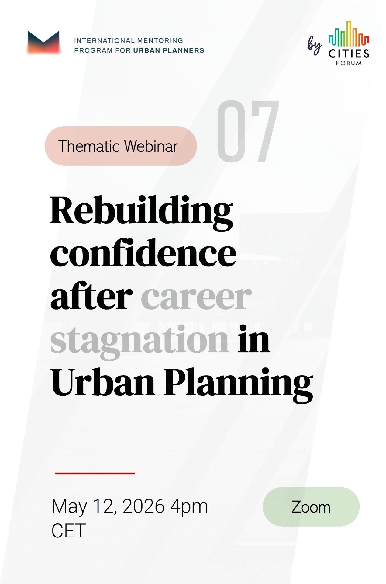 Poster Rebuilding confidence after career stagnation